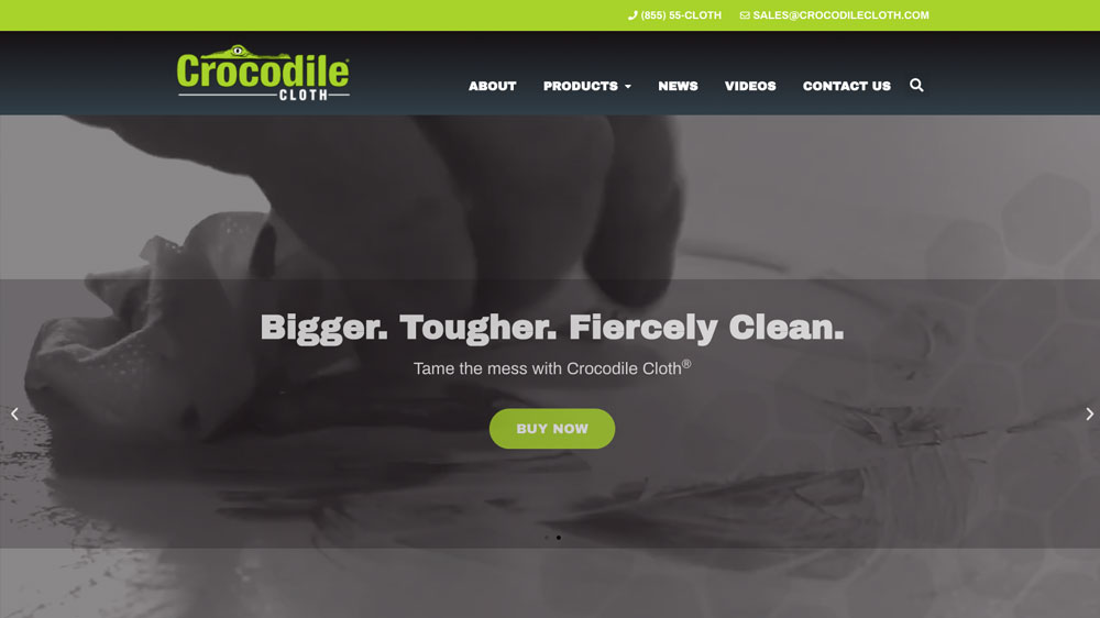 Crocodile Cloth - Disinfecting Wipes: Pre–Moistened & Flat Fold